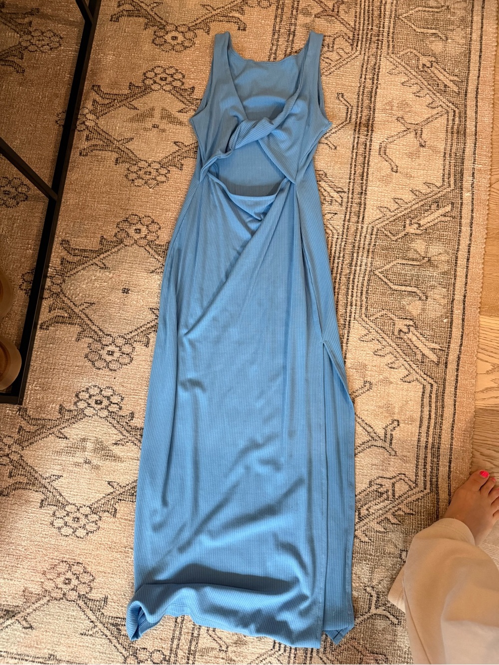 l*space Powder Blue Twist-Cut Maxi Dress